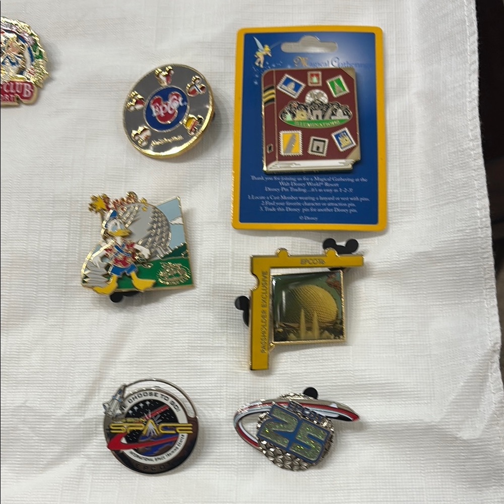 Disney Vintage Collectible Pins- Epcot Theme
